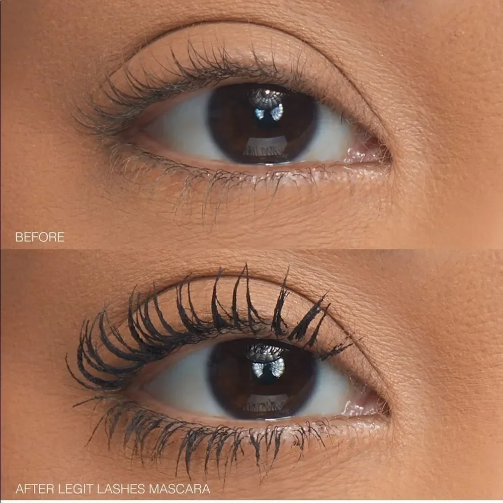 Huda Beauty Legit Lashes - New Color: Extreme Black New plus Ipsy bag